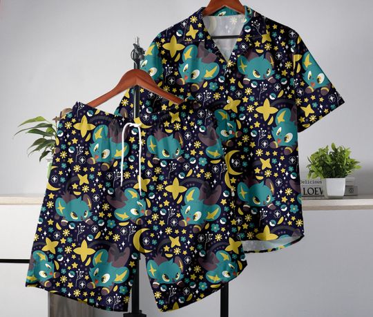 Discover Shinx Hawaiian Shirt and Shorts Set, Party Outfit