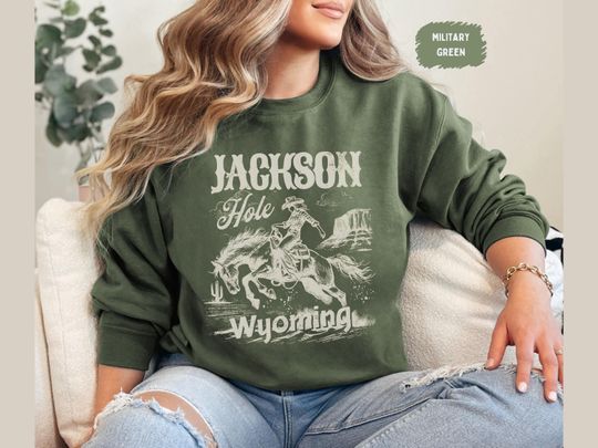Jackson Hole Wyoming Sweatshirt, Mountain Sweatshirt, Mountain Town Gift, Outdoor Adventure