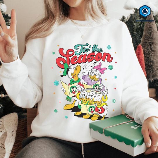 Discover Huey Dewey Louie Christmas Shirt, Disneyland Tis The Season Sweatshirt, Huey Dewey and Louie Christmas Sweatshirt, Xmas Matching Family