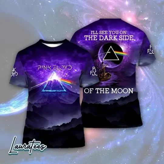 Pink Floyd 3D - the dark side of the moon 05-3D Unisex T-Shirt