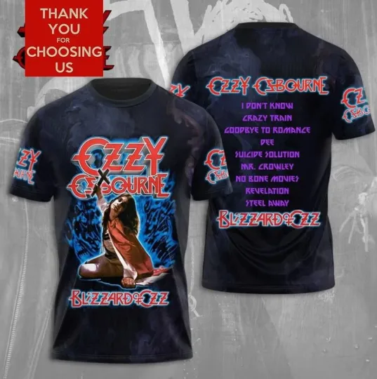 Discover Ozzy Osbourne Shirt Black Sabbath Shirt For Men And Women Short Sleeve