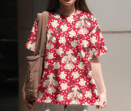 Discover Alcremie Milcery Christmas T-Shirt, Funny Xmas Unisex Vintage Shirt