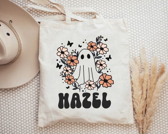 Discover Personalized Trick or Treat Bags Halloween Candy Bag Custom Trick or Treat Bag Halloween Tote Bag Trick or Treat Tote Custom Halloween Bag