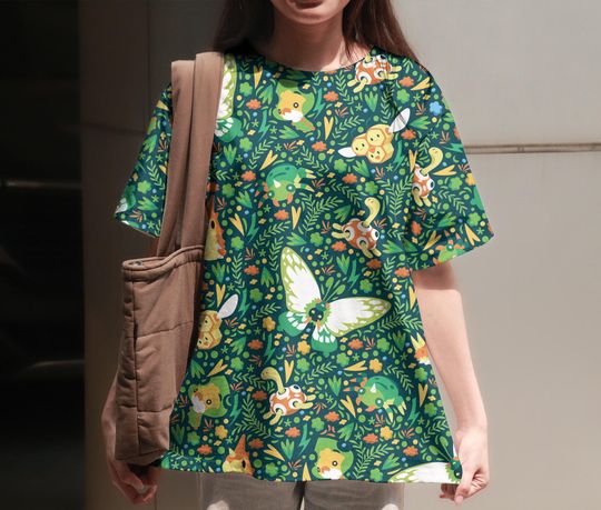 Discover Shuckle Butterfree T-Shirt, Cute Graphic Tee, Funny Summer Tshirt, Vintage Unisex Shirt, Christmas Birthday Gift, Shuckle Shirt Gift