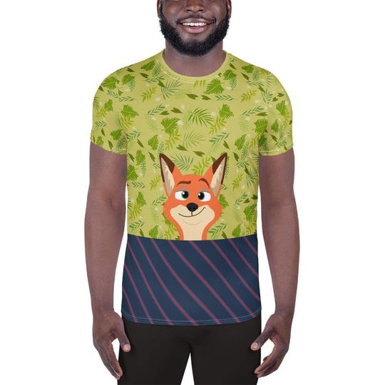 Discover Wilde Zoo Animal Men's athletic t-shirt