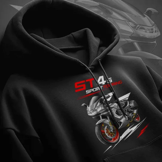 Discover Ducati ST4 ST4s Touring Motorcycle Hoodie Pullover for Riders