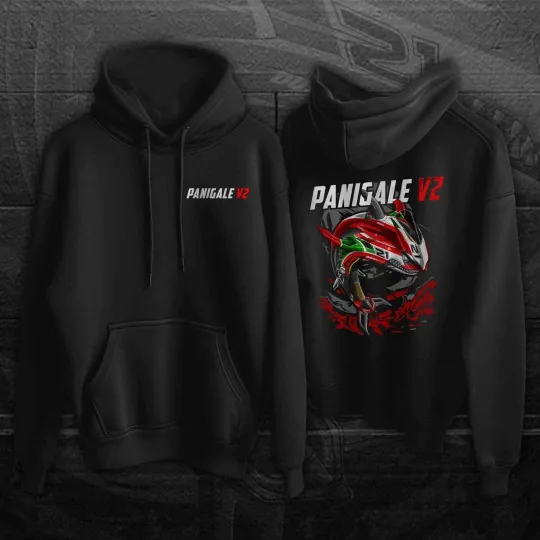 Discover Ducati Panigale V2 Motorcycle Hoodie Pullover for Sportbike Riders