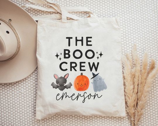 Discover Personalized Trick or Treat Bags Halloween Candy Bag Custom Trick or Treat Bag Halloween Tote Bag Trick or Treat Tote Custom Halloween Bag
