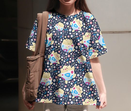 Togepi T-Shirt, Cute Summer and Beach Shirt, Unisex Graphic Shirt, Togepi Shirt Gift for Birthday or Christmas