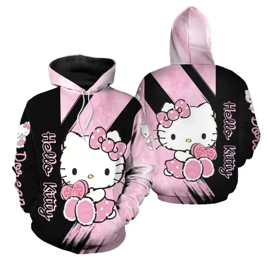Personalized Hello Kitty 3D HOODIE HALLOWEEN GIFT CHRISTMAS GIFT