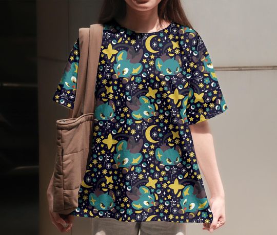 Discover Shinx T-Shirt, Shiny Shinx Graphic Tee, Summer Beach Unisex T-Shirt