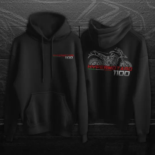 Discover Ducati Hypermotard 1100 2007-2012  Motorcycle Hoodie Pullover for Riders