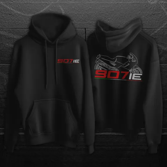 Discover Ducati 907ie 1991-1993 - Motorcycle Hoodie Pullover for Riders