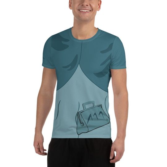 Discover Carpet Bag Ghost Men's Athletic T-shirt