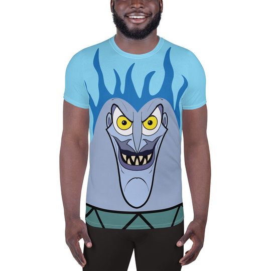 Lord of the Underworld Men's T-shirt – Fun Cartoon Casual Graphic Tee for Adults