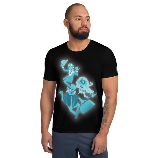 Discover Grinning Ghosts Men's Athletic T-shirt
