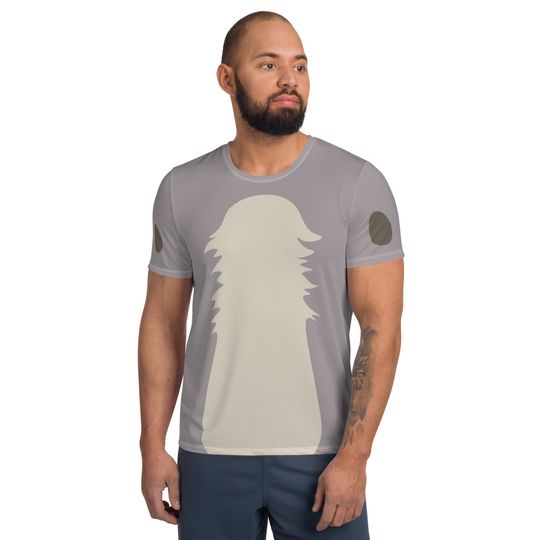 Hyena without Face Men's T-shirt – Fun Cartoon Casual Graphic Tee for Adults