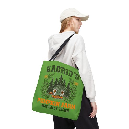 Discover Hagrid's Pumpkin Farm Tote Bag, Pumpkin Picking, Halloween, Harvest Festivals, Fall Accessory, HP Lover Gift, Eco-friendly, Magic Lover