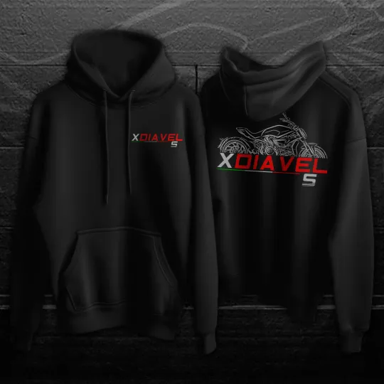 Discover Ducati XDiavel S 2016-2023 - Motorcycle Hoodie Pullover for Riders
