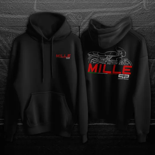 Discover Ducati S2 Mille 1984-1986 - Motorcycle Hoodie Pullover for Riders