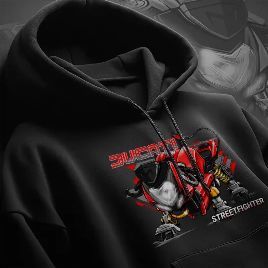 Discover Ducati Streetfight 1098 848 Motorcycle Hoodie Pullover for Riders