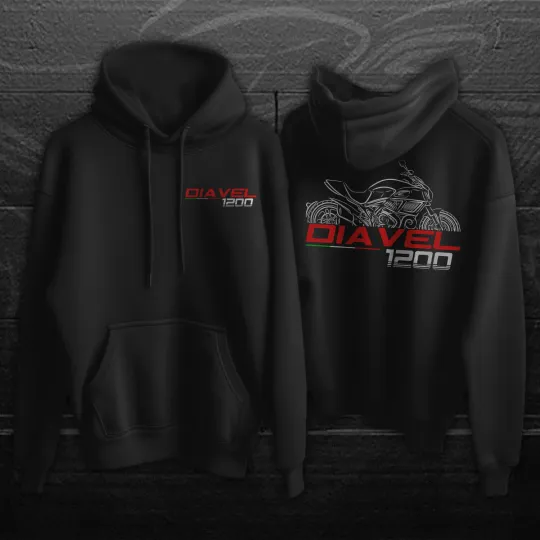 Discover Ducati Diavel 1200 - Motorcycle Hoodie Pullover for Cruiser Riders