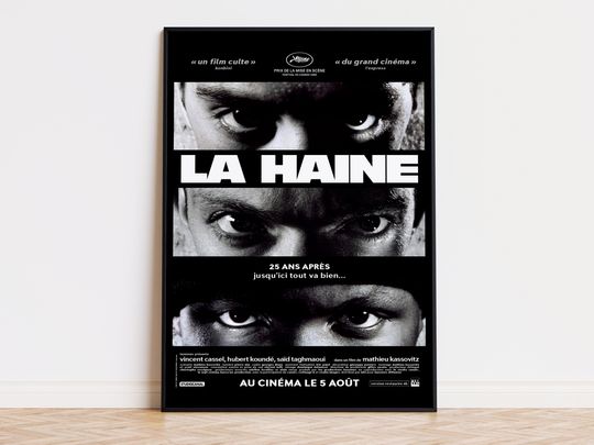 Discover La haine - Movie Poster | Digital Download | High Quality Ready To Print