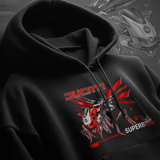 Discover Ducati 749 999 Motorcycle Hoodie Pullover for Superbike Riders