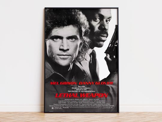Discover Lethal Weapon - Movie Poster | Digital Download | High Quality Ready To Print