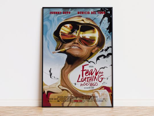 Discover Fear and Loathing in Las Vegas - Movie Poster | Digital Download | High Quality Ready To Print