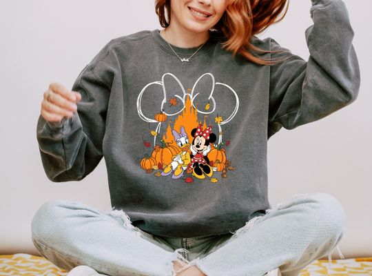 Discover Comfort Colors Disney Halloween Hoodie, Minnie Daisy Halloween Sweatshirt, Girls Disney Trip, Disney Friends Hoodie, Disney Witches Hoodie