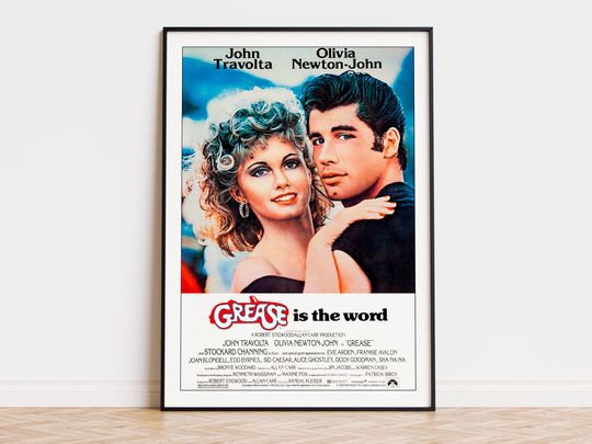 Discover Grease - Movie Poster | Digital Download | High Quality Ready To Print
