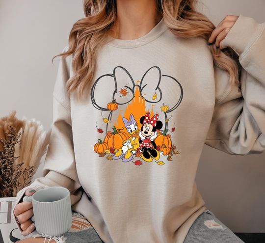 Discover Minnie Daisy Halloween Sweatshirt, Disney Halloween Sweater, Girls Disney Halloween Trip, Disney Witches Sweatshirt, Disney Friends Hoodie