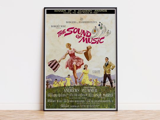 Discover The Sound of Music - Movie Poster | Digital Download | High Quality Ready To Print
