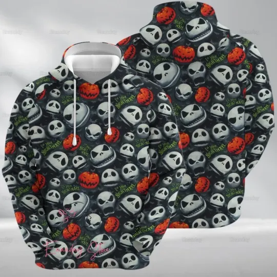 Halloween Jack Skellington Hoodie
