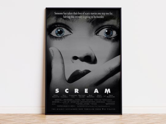 Discover Scream - Movie Poster | Digital Download | High Quality Ready To Print