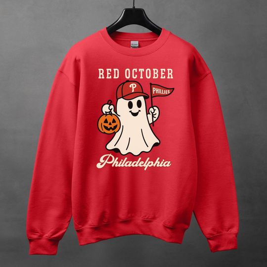 Red October Halloween Ghost Sweatshirt