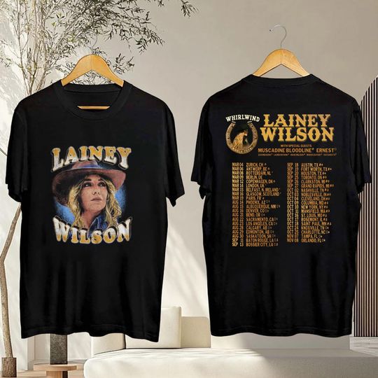 Discover Lainey Wilson Vintage Tee, 2025 Lainey Wilson Whirlwind Tour Shirt, Lainey Wilson Country Music, Lainey Wilson Fan Gift, Lainey Wilson Merch