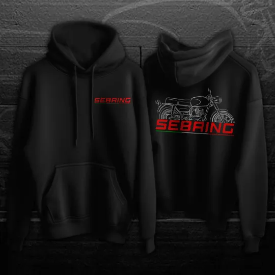 Discover Ducati Sebring 1965-1968 - Motorcycle Hoodie Pullover for Riders