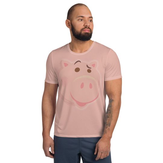 Discover Piggy Bank Men's Athletic T-shirt