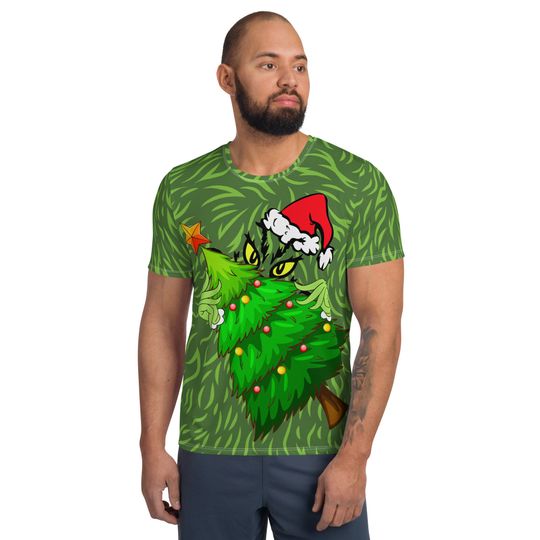 Discover Bah Humbug Men's Athletic T-shirt
