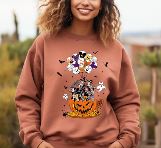 Discover Spooky Princess Sweatshirt, Disney Princess Pumpkin Sweatshirt, Princess Halloween Sweatshirt, Princess Halloween Trip