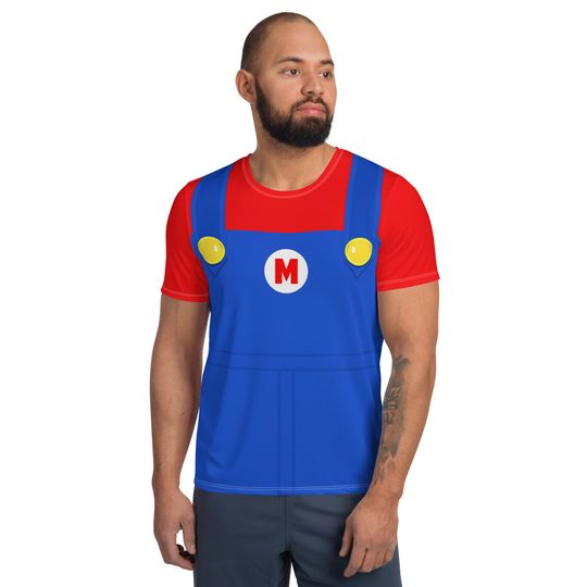 Discover Plumber Men's T-shirt – Fun Cartoon Casual Graphic Tee for Adults