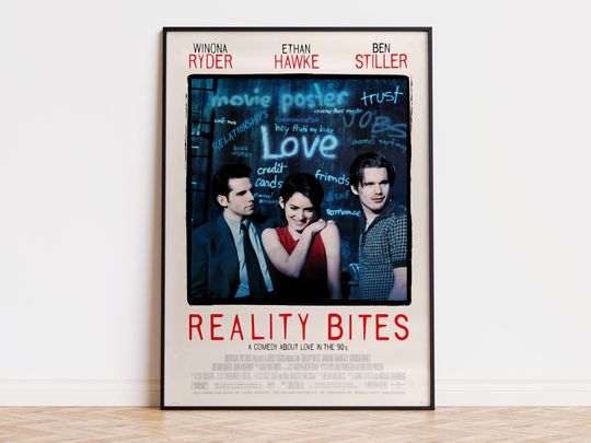 Discover Reality Bites - Movie Poster | Digital Download | High Quality Ready To Print
