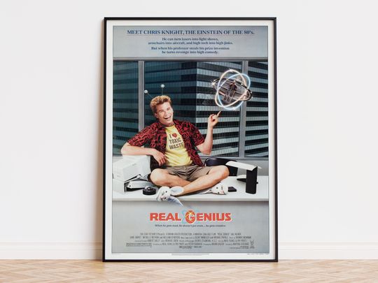 Discover Real Genius - Movie Poster | Digital Download | High Quality Ready To Print
