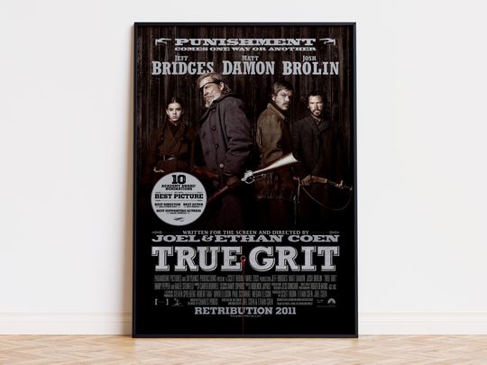Discover True Grit - Movie Poster | Digital Download | High Quality Ready To Print