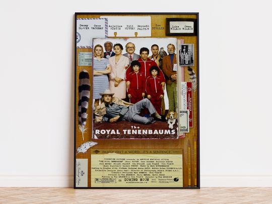 Discover The Royal Tenenbaums - Movie Poster | Digital Download | High Quality Ready To Print