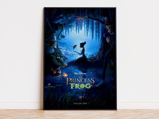 Discover The Princess and the Frog - Movie Poster | Digital Download | High Quality Ready To Print