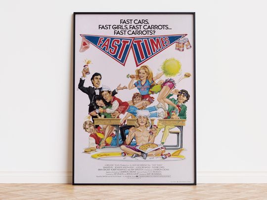 Discover Fast Times at Ridgemont High - Movie Poster | Digital Download | High Quality Ready To Print