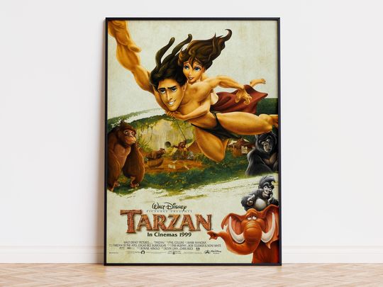 Discover Tarzan - Movie Poster | Digital Download | High Quality Ready To Print